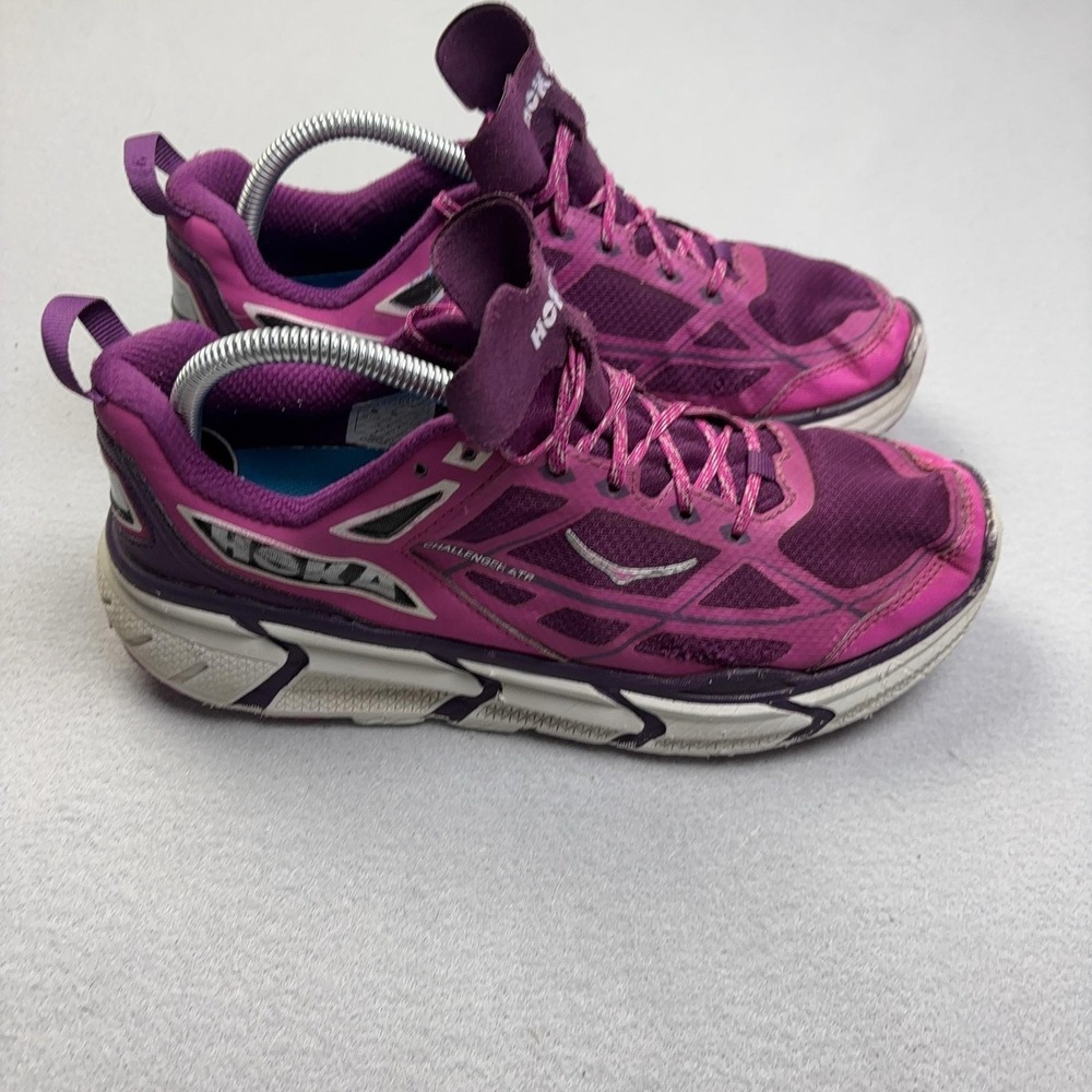 Hoka One One Challenger ATR 4 Shoes Womens Size 9 Purple Running Sneakers